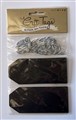 GIFT TAGS BLACK WITH STRING PK10 