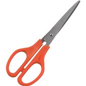 Orange and Amber Handled Scissors