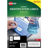 White Laser Labels