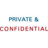 X Stampers 2 Colour Message Stamps